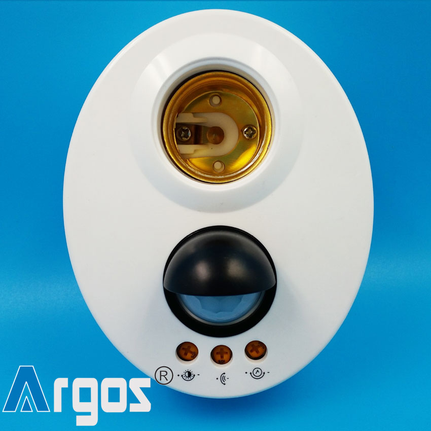 [HCM]Đuôi đen cảm biến hồng ngoại Argos TR03 đuôi vặn E27 điện áp 220V.