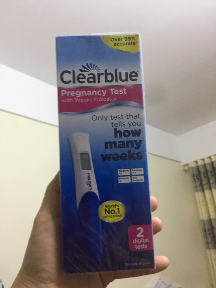QUE THỬ THAI CLEARBLUE HOW MANY WEEKS