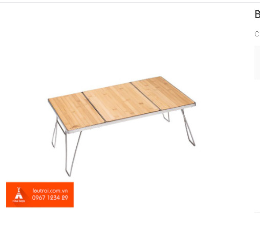 Bàn gỗ dã ngoại Campingmoon CK-1 kèm mặt bàn gỗ tháo rời P25