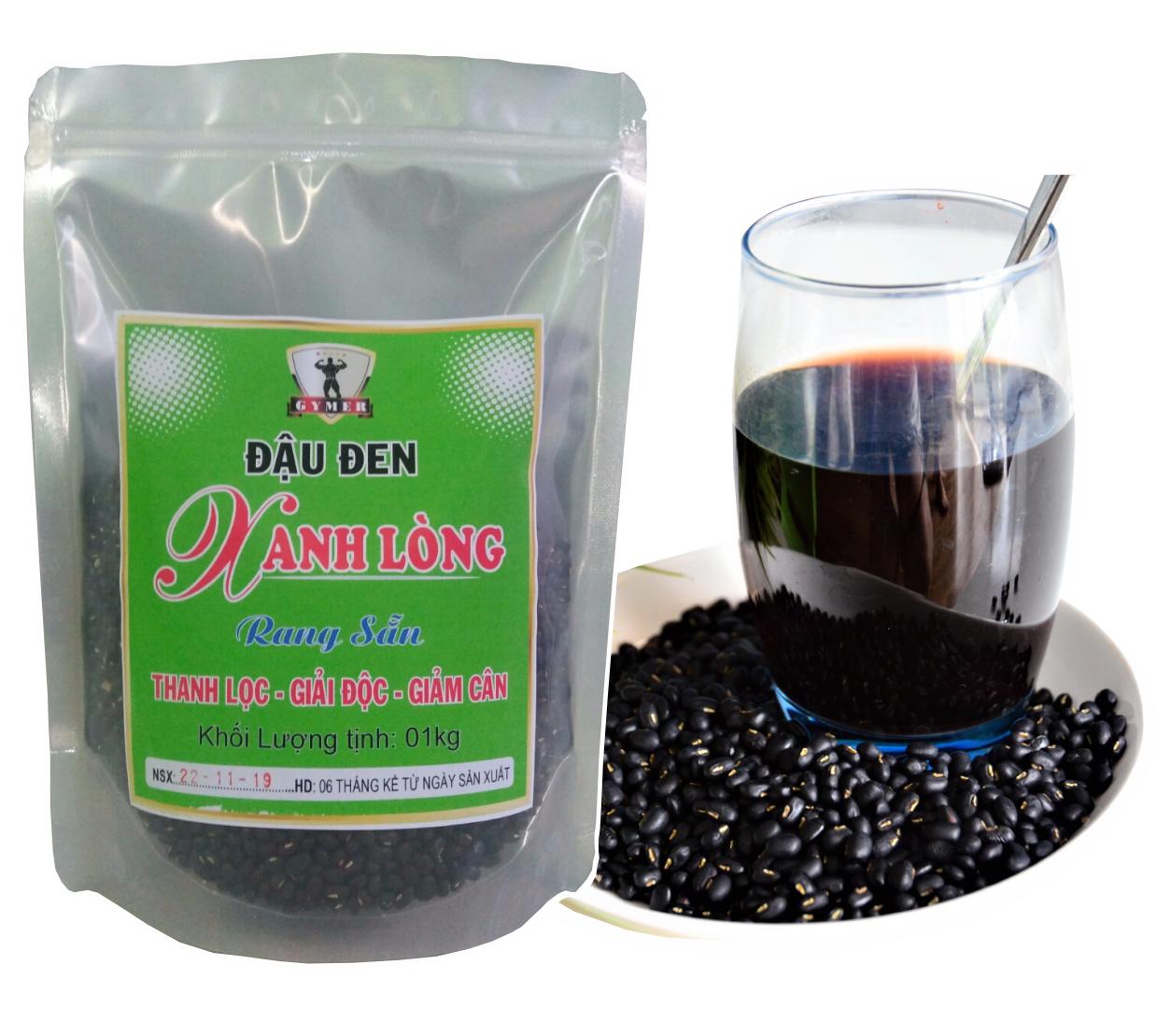 Trà đậu đen xanh lòng rang sẵn ( túi 01 kg)