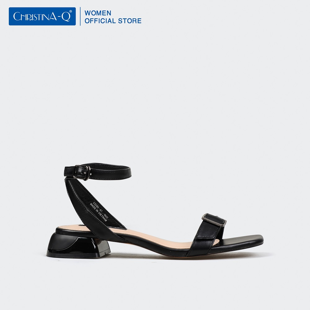 Giày sandals nữ gót trụ christina-q xdn284
