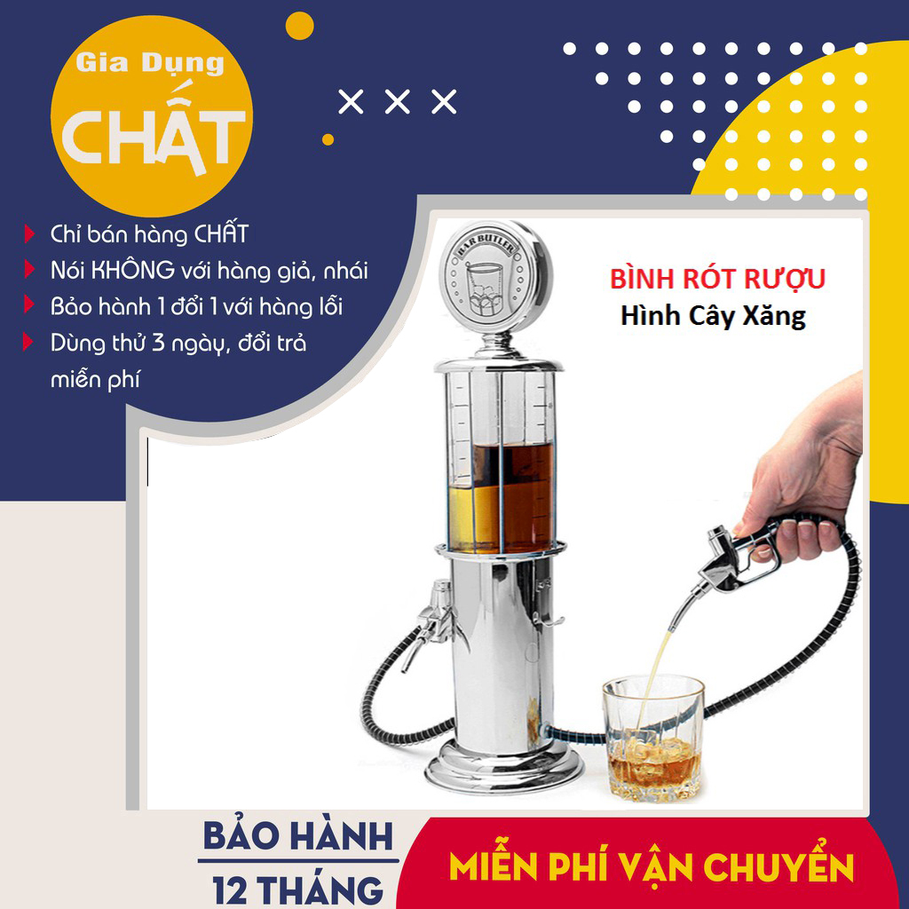 Bình Rót Riệu Kiểu Cây Xăng - Hiện Đại Cần Thiết Cho Dịp Cuối Năm