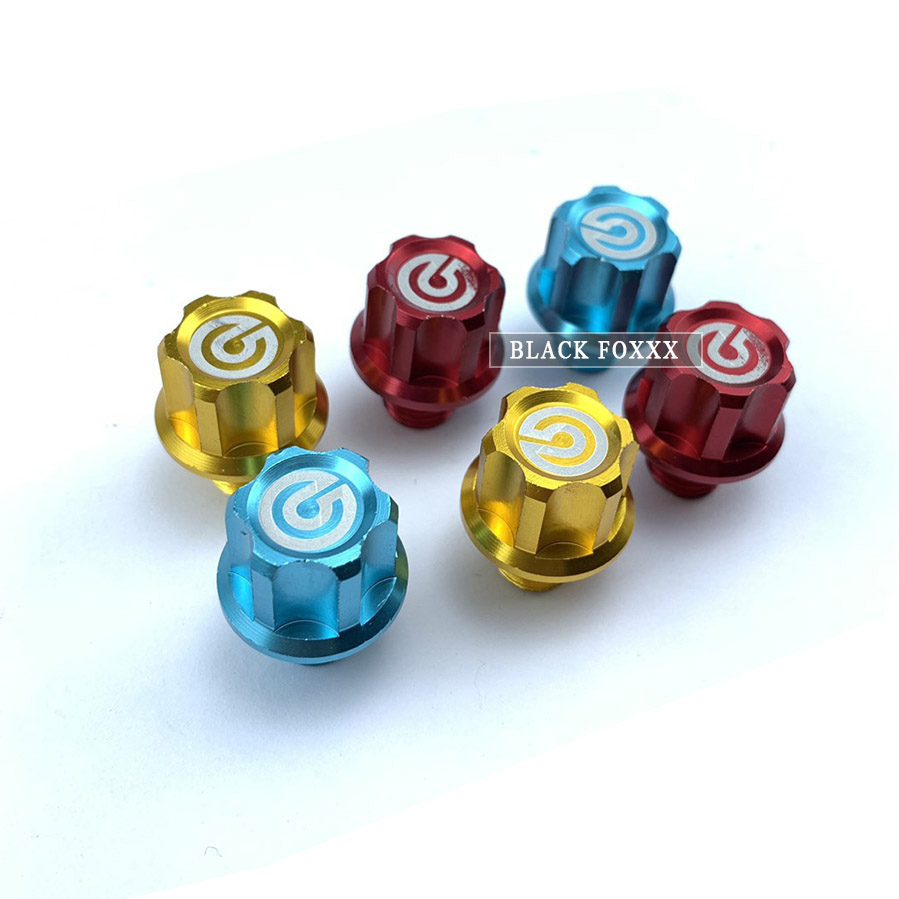Ốc nhôm 10li gắn trang trí xe máy