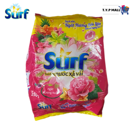 [HCM]Combo 4 Túi Bột Giặt Surf Đậm đặc Ngát Hương Xuân 250gr