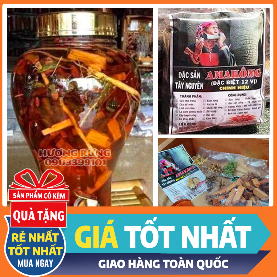 [HCM] amakong 12 vị loại chuẩn vị Tây Nguyên