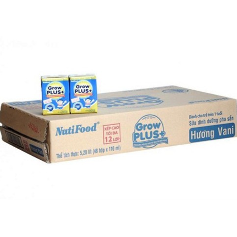 Thùng sữa bột pha sẵn Nuti Grow Plus xanh 48 hộp 110ml, sản phẩm tốt, chất lượng cao, cam kết như hình, độ bền cao, xin vui lòng inbox shop để được tư vấn thêm về thông tin