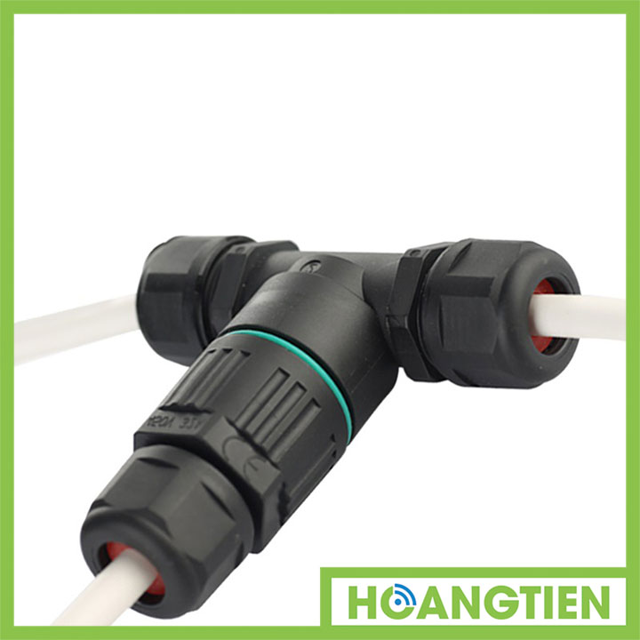 Cút nối dây điện chữ t chống nước ip68 cdf-200-3t
