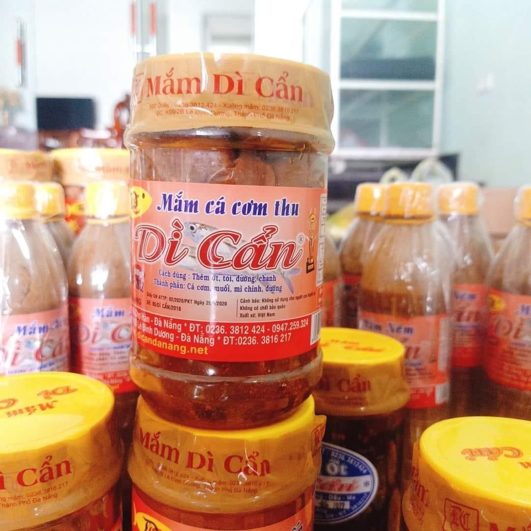 Mắm cá cơm dì cẩn hủ 500gr mắm cái đặc sản đà nẵng - út duyên 76 đặc sản