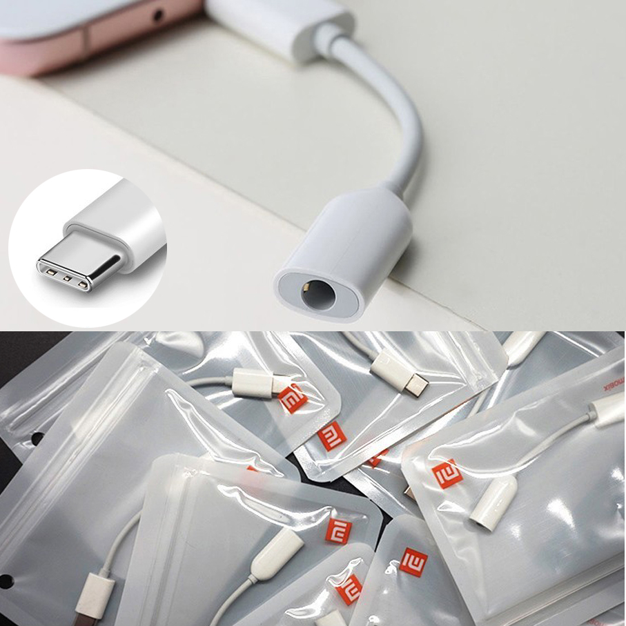 Cáp chuyển từ Type-C sang Jack tai nghe âm thanh 3.5