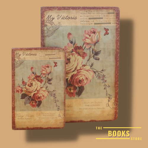 Sổ tay bìa cứng vintage - phong cách cổ điển my victoria - side sổ s5, s6