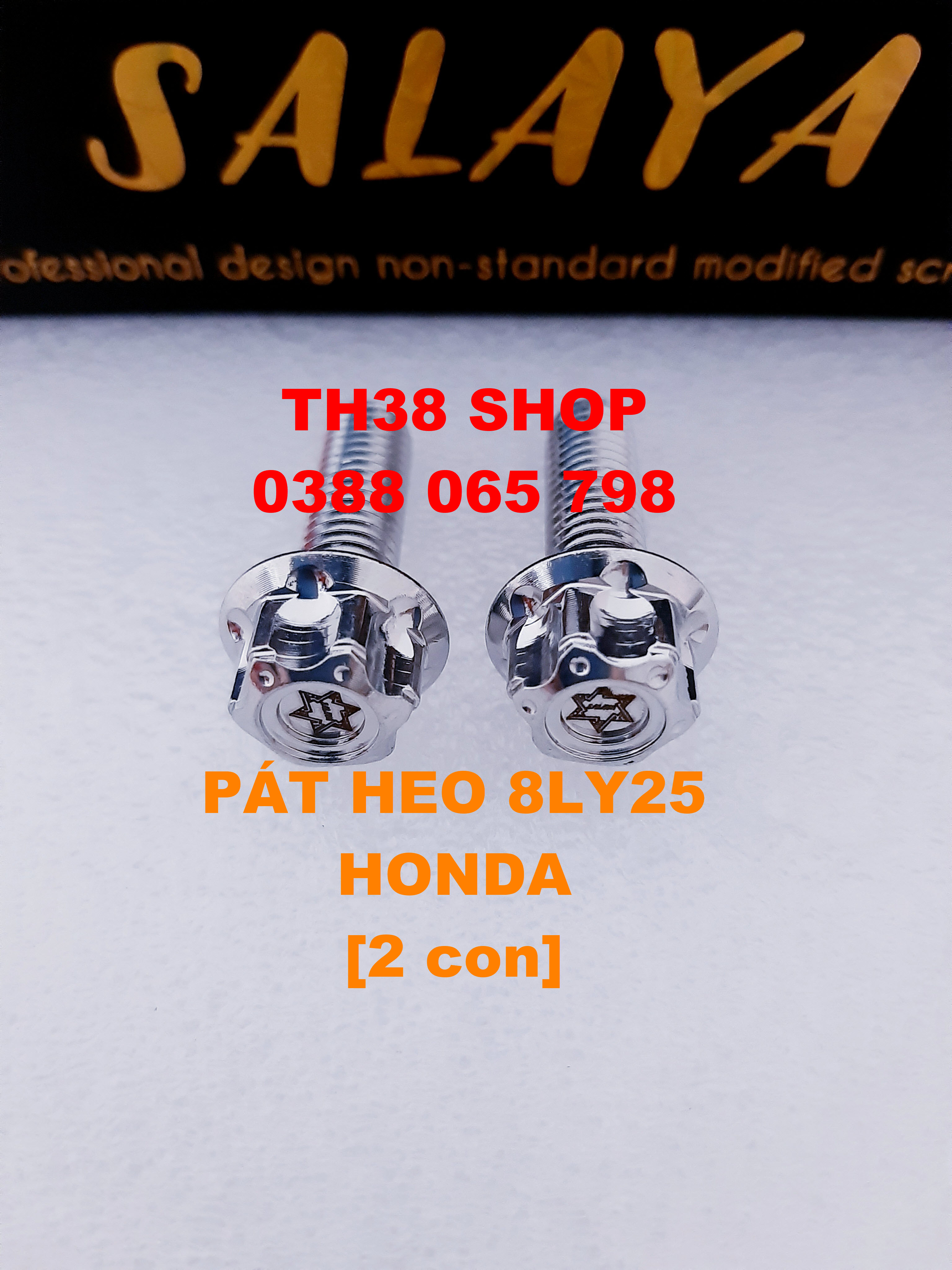 ốc pát heo salaya 8ly25 honda [2 con/ đơn hàng]