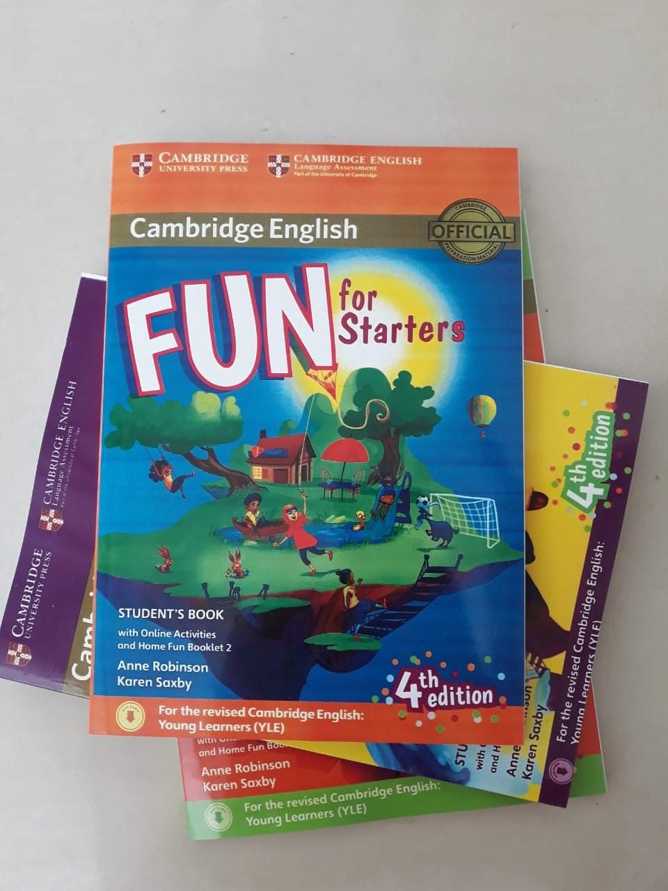 Sách Fun for starter student's book bản 4th 2018 cho bé luyện thi