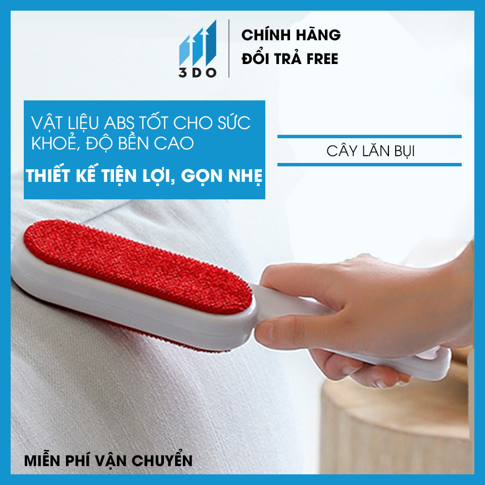 Cây lăn bụi quần áo sợi vải sofa chăn ga cây lăn lông chó mèo 3DO đa năng đồ gia dụng thông minh cây làm sạch bụi đa năng tĩnh điện (Bảo hành 1 đổi 1 trong vòng 7 ngày),cây lăn bụi,cây lăn bụi quần áo,cây lăn tĩnh điệ