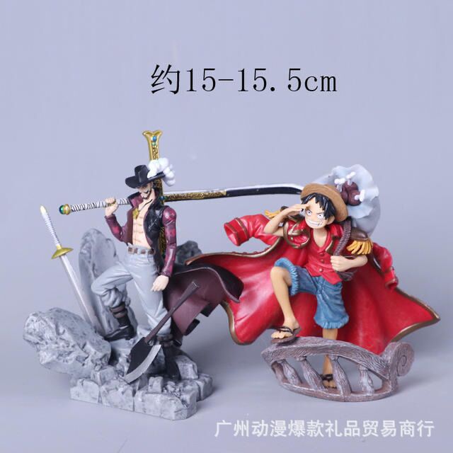 Mô hình Mihawk Dracule Mô hình Luffy one piece