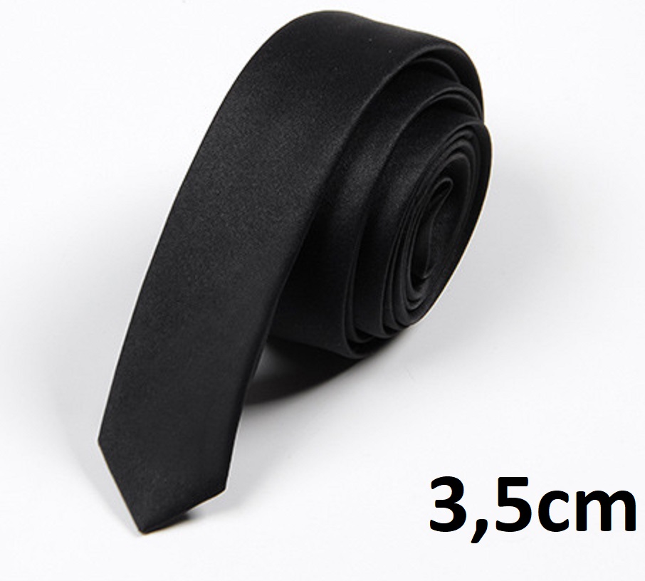 Cà vạt Nam lụa bản nhỏ 3,5cm cao cấp phong cách Hàn Quốc dành cho giới trẻ