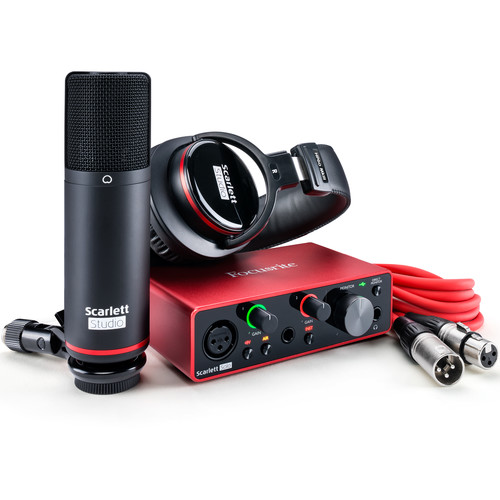 Bộ thu âm Focusrite Scarlett solo Studio Gen 3 Sound Card Âm Thanh - USB Audio Interface (Focus 3rd Generation - Gen3)