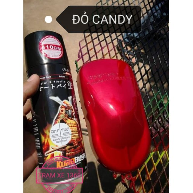 Samurai y138 - sơn samurai sơn xịt màu đỏ candy y138