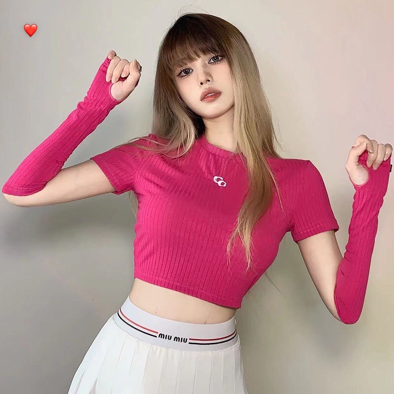 Áo croptop kèm tay rời mẫu mới cá tính, chất borip siêu đẹp HP