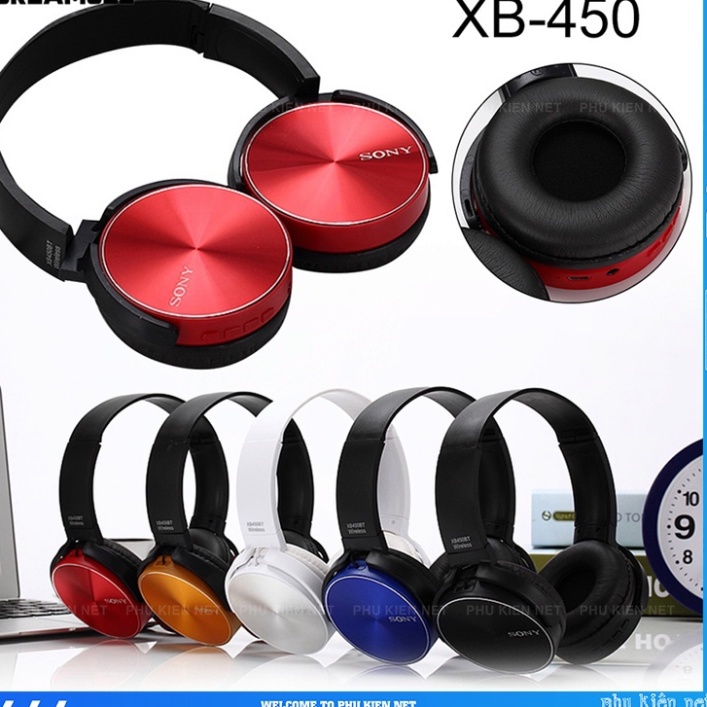 Tai nghe hp soni extra bass mdr xb450ap tai nghe extra bass trẻ trung năng động , headphone choàng đầu đỉnh cao chống ồn