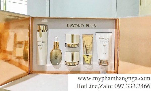 Bộ mỹ phẩm kayoko plus+ nhật bản mẫu mới - loại bỏ nám, dưỡng trắng da cao cấp