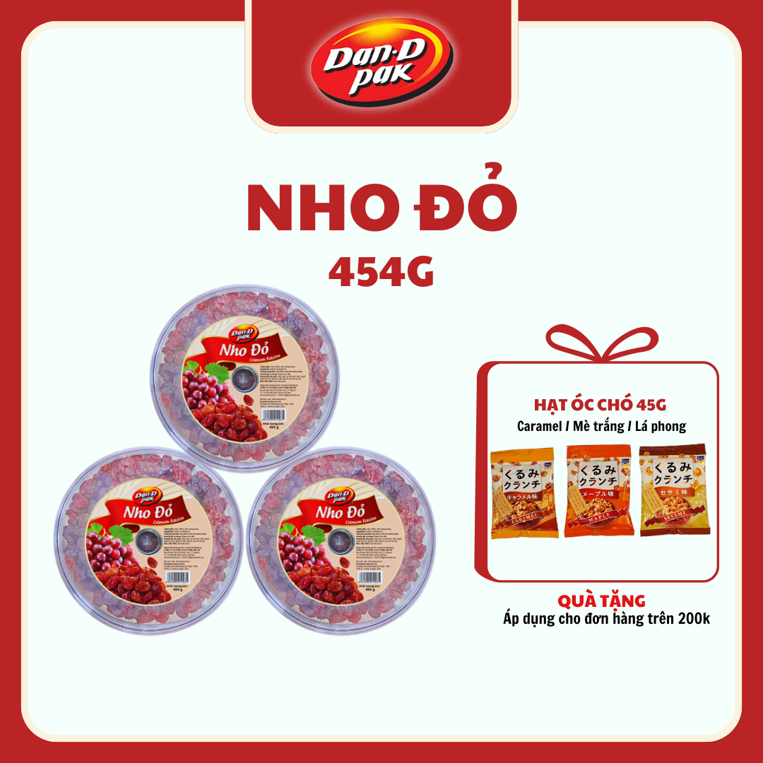 Nho đỏ 454g dan d pak