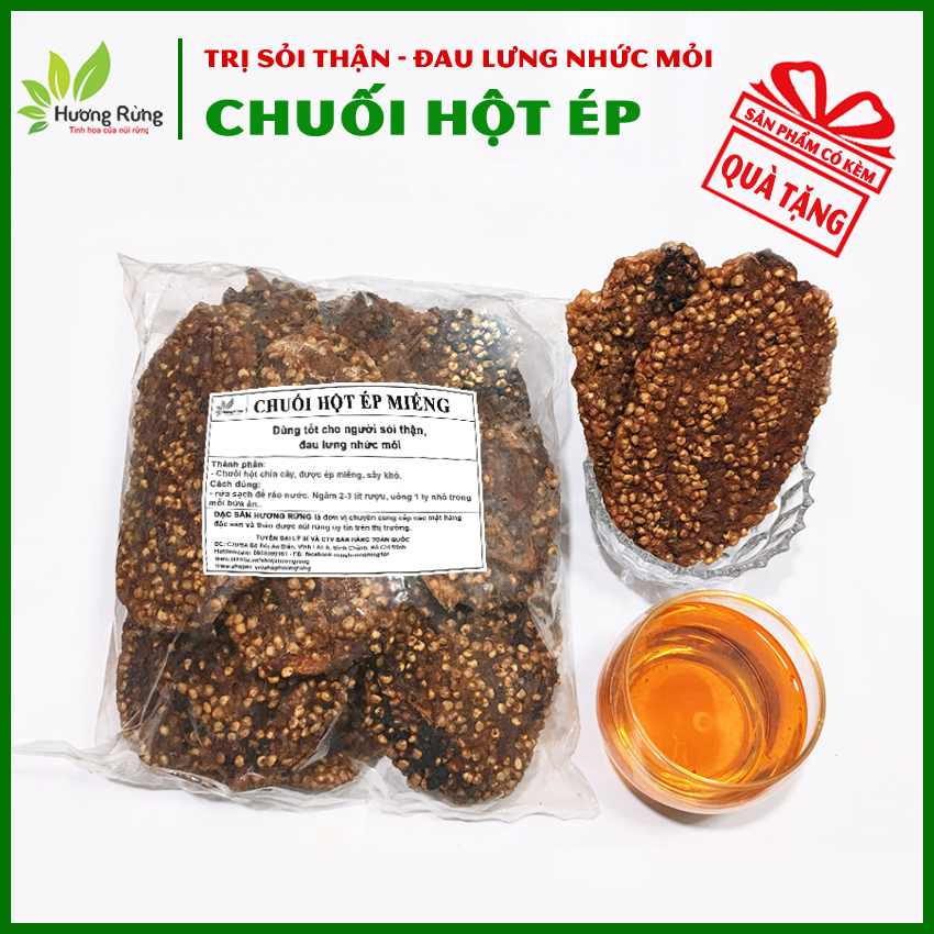 [RẺ BẤT NGỜ] 3kg Chuối hột ép miếng loại thượng hạng - Đặc sản Hương Rừng