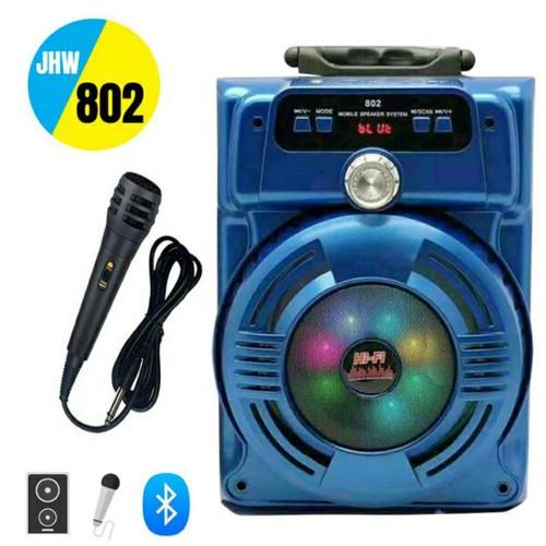Tăng mic hát karaoke loa bluetooth jhw 802-801 - jhw