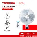 Quạt treo tường Toshiba F-WSA20(H)VN - Điều khiển từ xa - Hẹn giờ tắt - Hàng chính hãng, bảo hành 12 tháng, chất lượng Nhật Bản