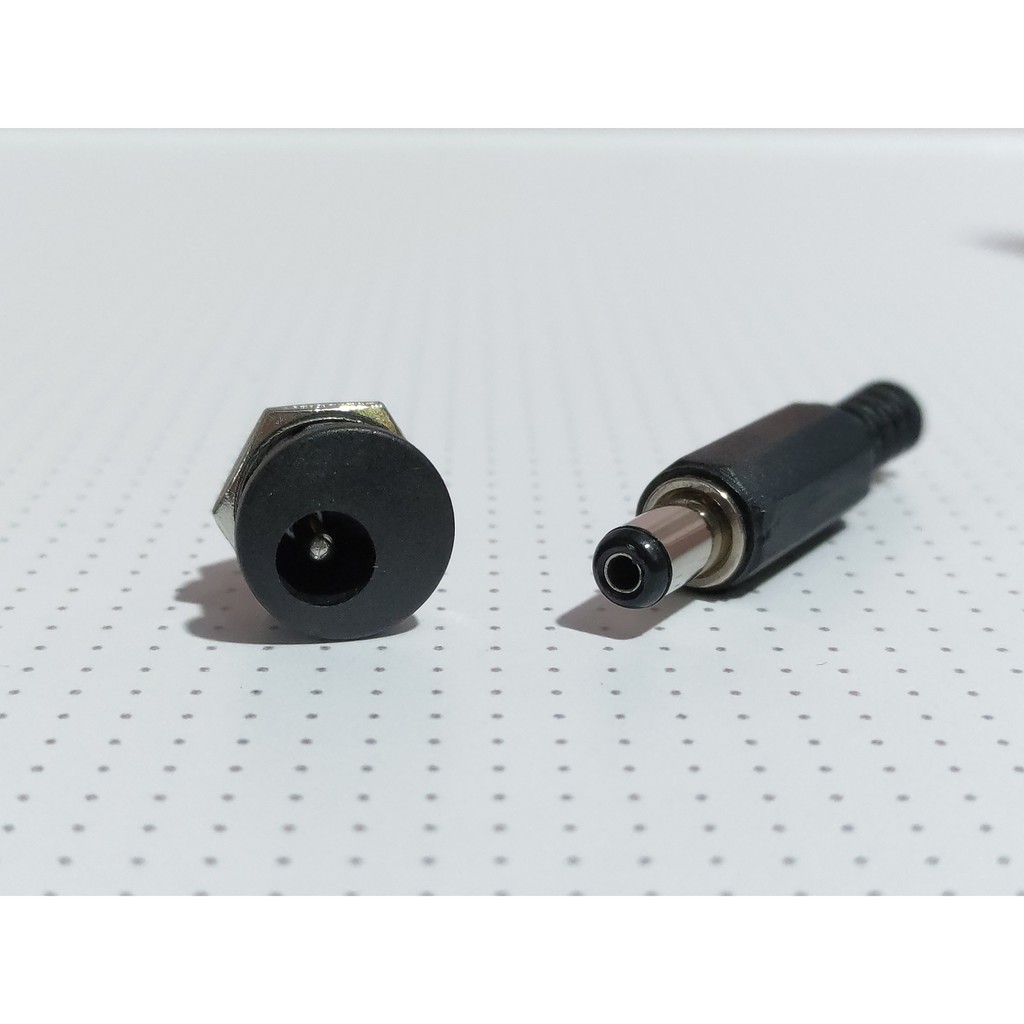Combo Jack cắm đực + cái 5.5mm