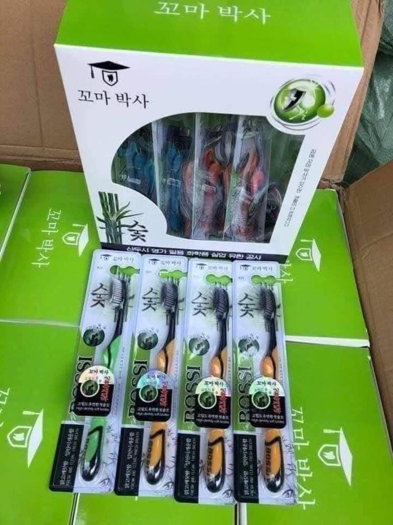Set 3 bàn chải đánh răng than tre hoạt tính hàn quốc siêu mềm, ai dùng cũng mê- gia dụng nhà xinh