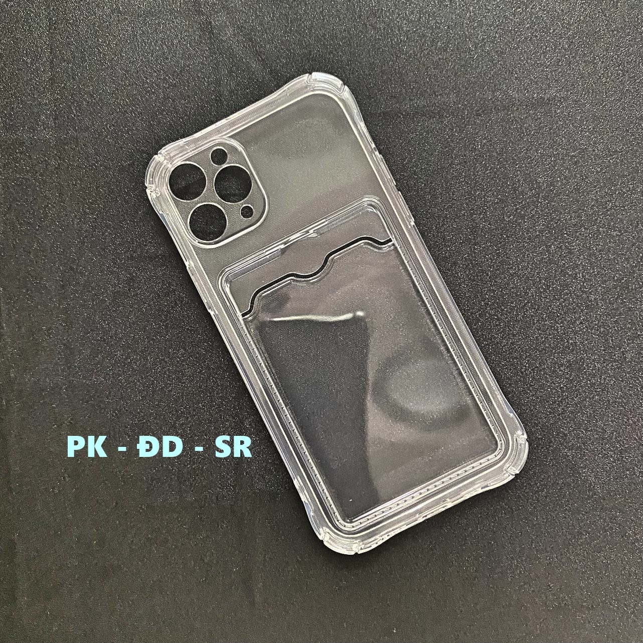 Ốp lưng iphone 11 pro dẻo trong chống sốc đựng card
