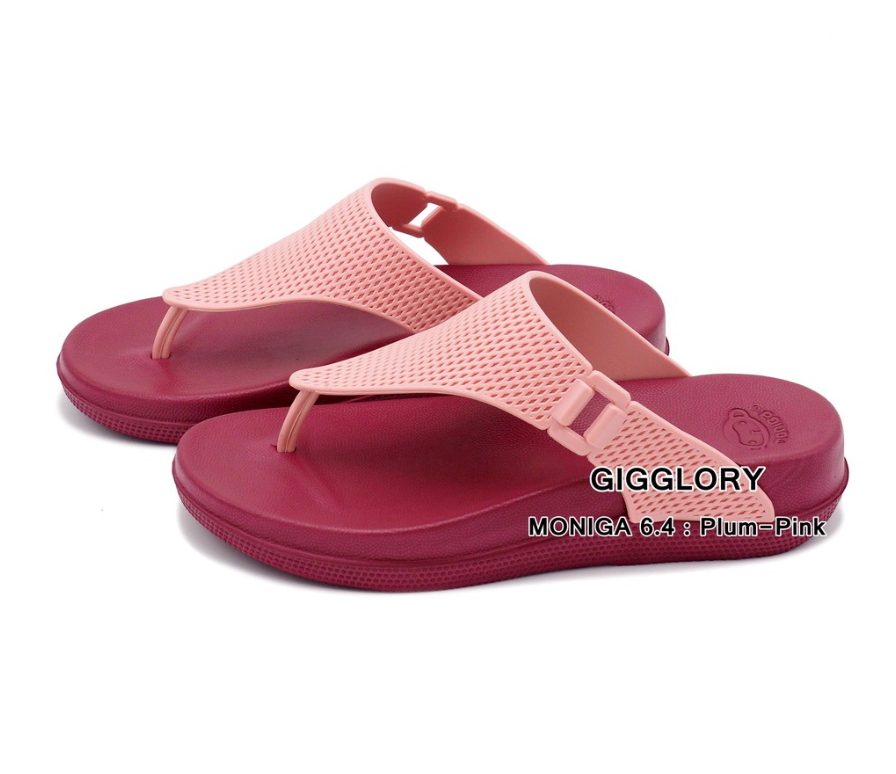 Dép Thái Lan Nữ Xỏ Ngón MONOBO MONIGA 6.4 Chính Hãng - Đỏ mận