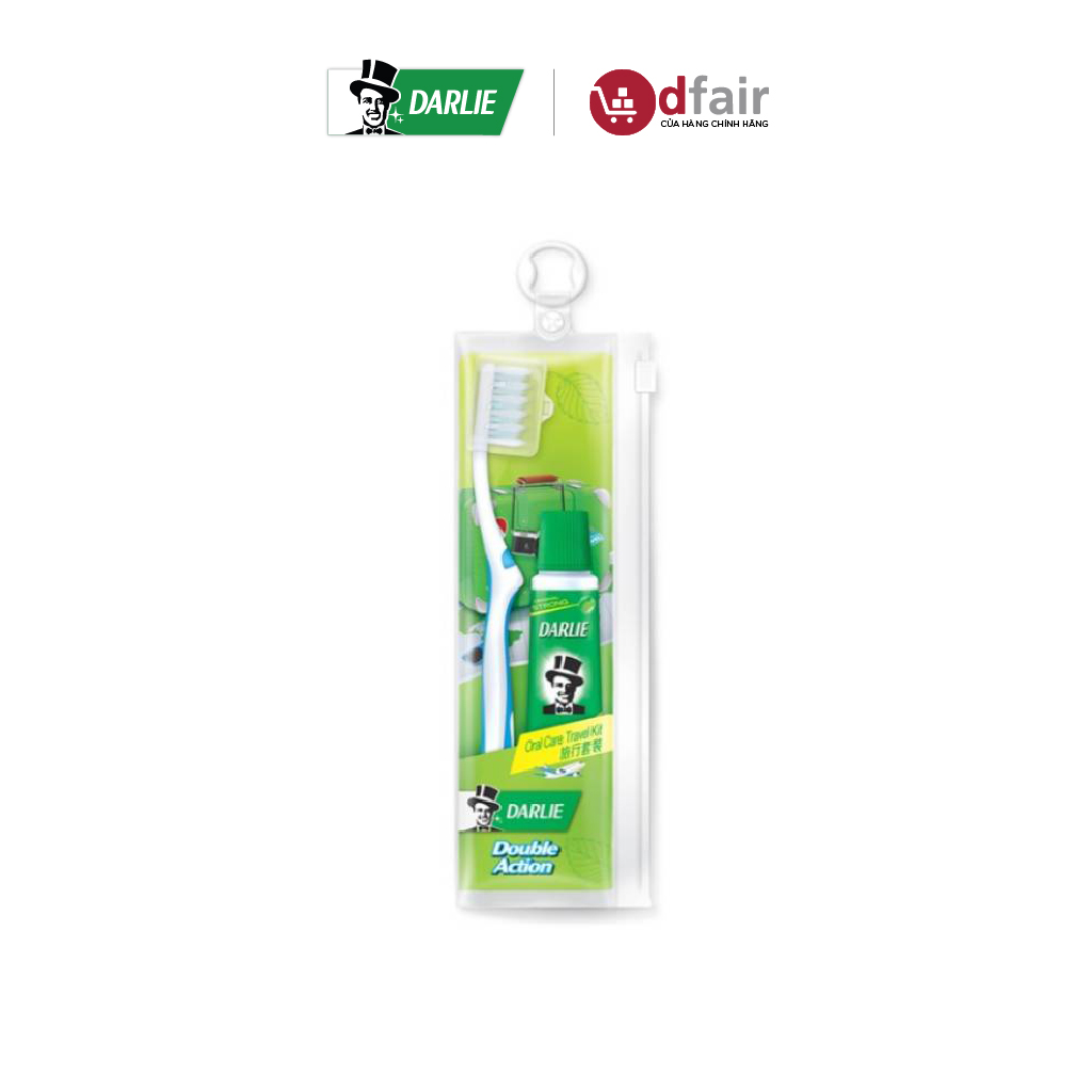 Kem Đánh Răng Darlie Double Action Fresh Clean 50g và Bàn Chải Đánh Răng