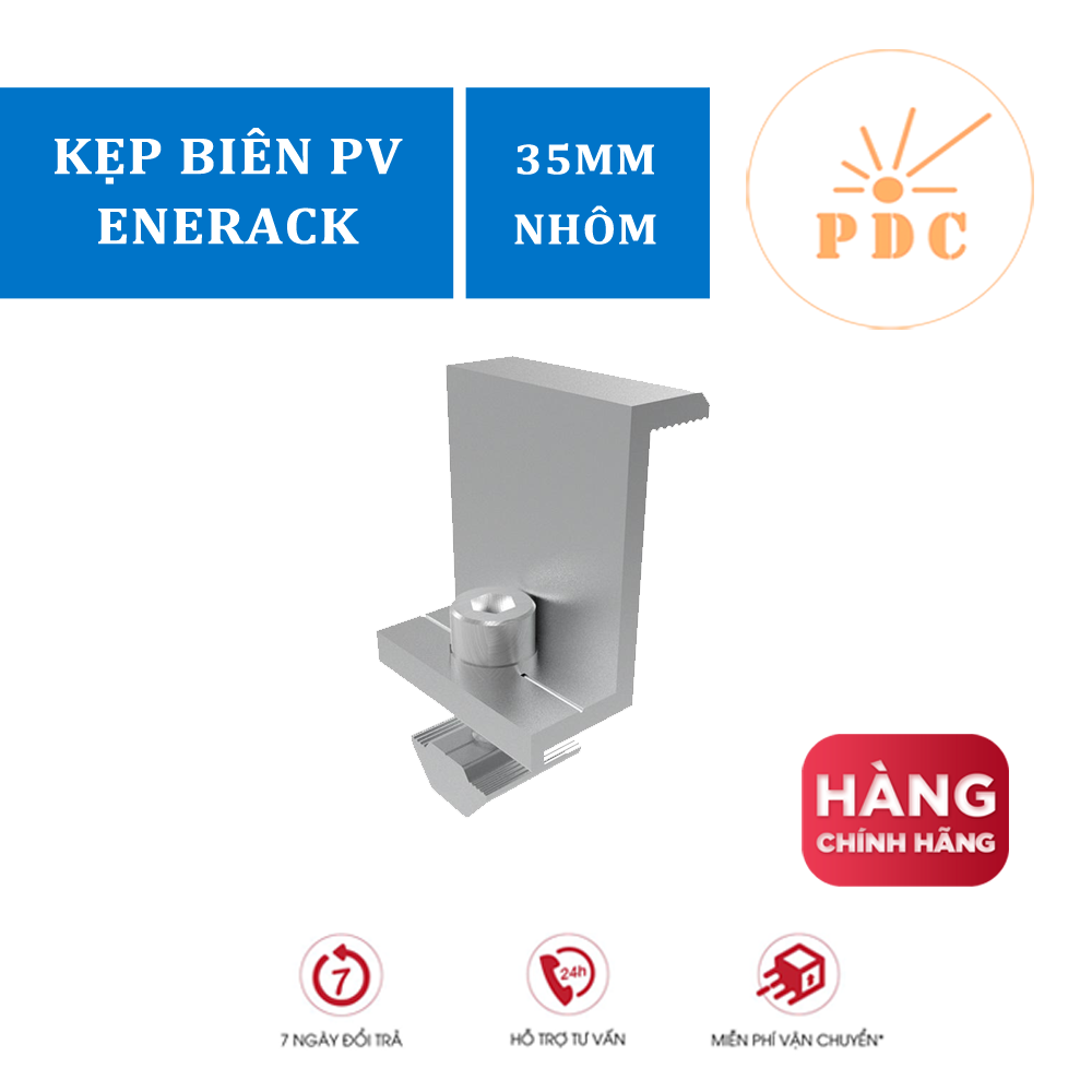 Kẹp biên tấm pin năng lượng mặt trời - Kẹp biên enerack 35mm
