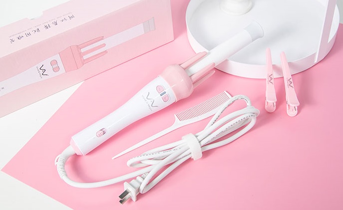 Miến phí vận chuyển máy uốn tóc xoăn xoay tự động 360 - gậy uốn xoăn tóc, hàng chuẩn