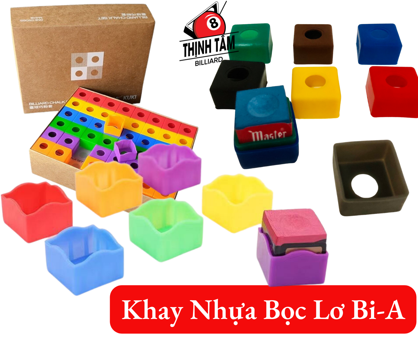Khay nhựa dẻo bọc bảo vệ lơ bida, bi-a clb, su bọc lơ bida