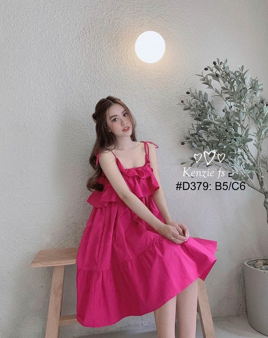 Đầm bầu Babydoll Ulzzang Hai Dây - Đầm bầu form rộng bầu bì bon chen thoải mái
