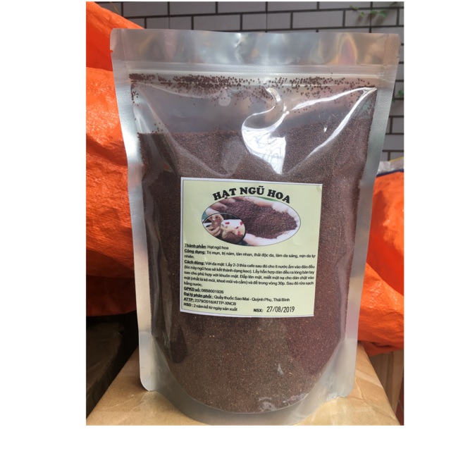 Hạt ngũ hoa đắp mặt , hạt đình lịch đắp mặt nạ, giúp da đẹp và sáng bóng, mặt nạ hạt ngũ hoa, làm mồi câu cá