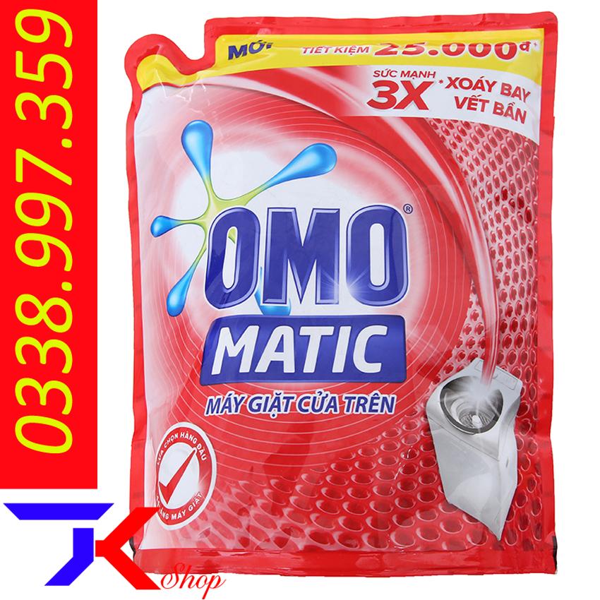 Nước giặt omo matic 3x xoáy bay vết bẩn túi 2.7kg