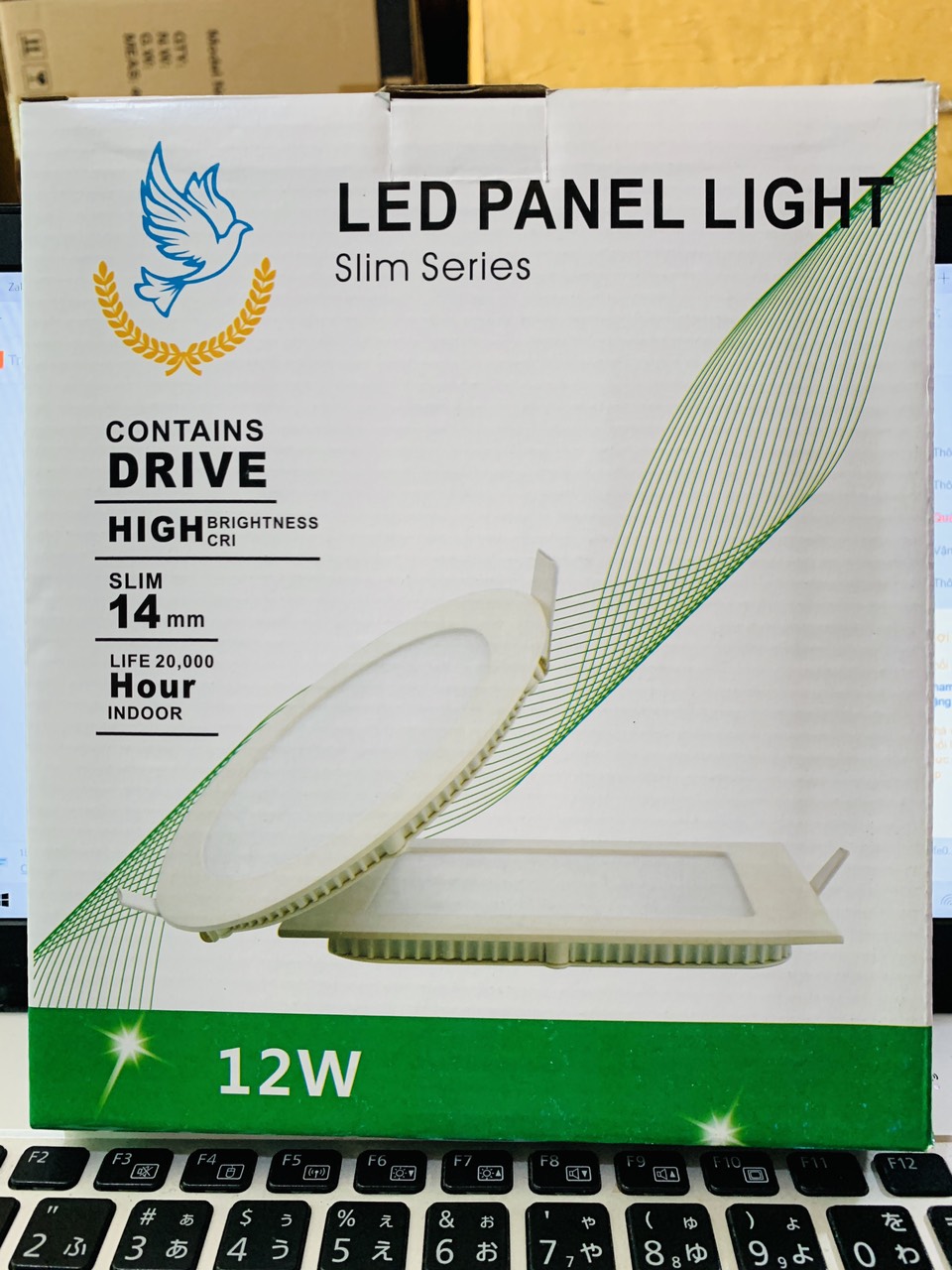 Đèn led âm trần panel tròn 12w - đèn âm 12w