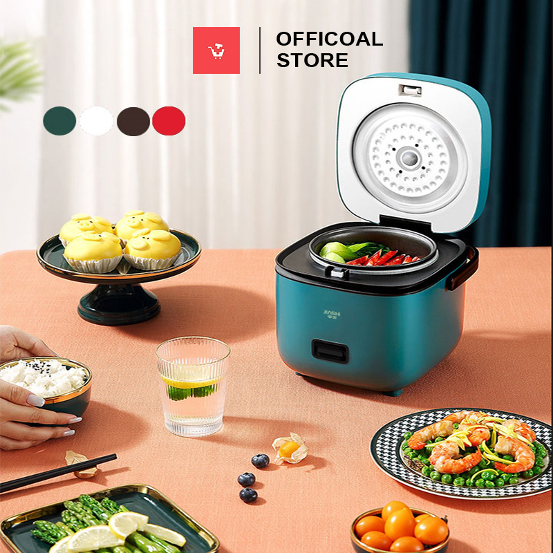 Nồi cơm điện mini,nồi cơm diện ,nồi cơm điện 2 người ăn,nồi cơm điện gia dụng nhỏ gọn thiết bị nhà bếp nhỏ 1-2 người nồi nấu ăn nồi cơm điện đơn, bảo hành 6 tháng