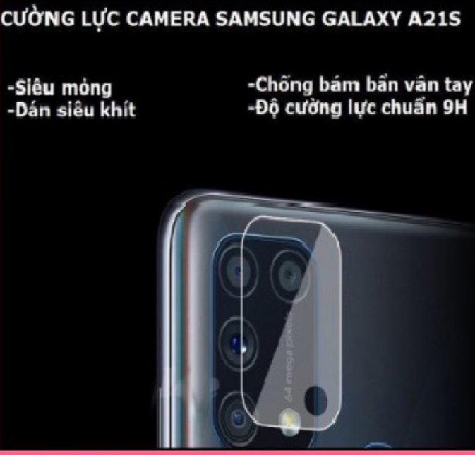 Cường lực camera dành cho Samsung Galaxy A21s siêu mỏng, siêu bền
