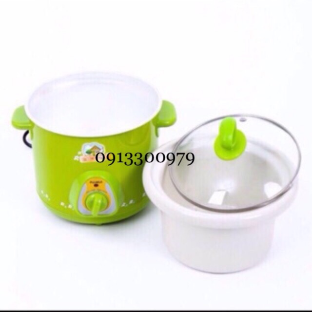 ✅Nồi Kho Cá, Nấu Cháo Điện Đa Năng 1L5/2L5 Lòng SỨ TRẮNG