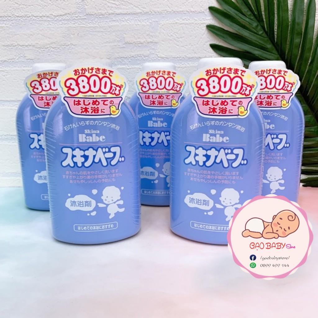 Sữa tắm trị rôm sảy Skina Babe