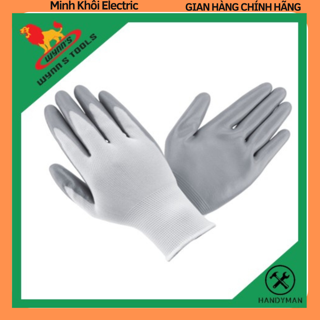 Găng tay lao động Wynn,găng tay phủ PU chống rách,găng tay bảo hộ,găng tay da PU,găng tay phủ bàn,găng tay an toàn,găng tay công nghiệp,găng tay chống cắt,găng tay cao su