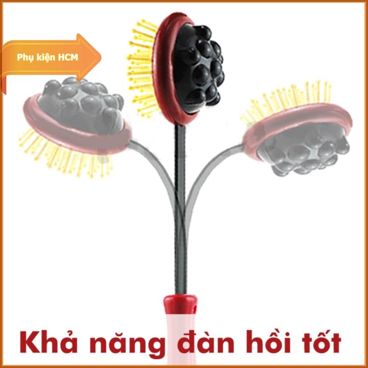 Cây massage 3in1 - Gậy đấm, gãi, massage lưng cao cấp  - Thiết kế đơn giản, dễ sử dụng, có thể dùng mọi lúc, mọi nơi.