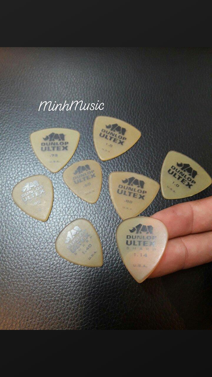 Combo 3 pick Dunlop Ultex hình thật