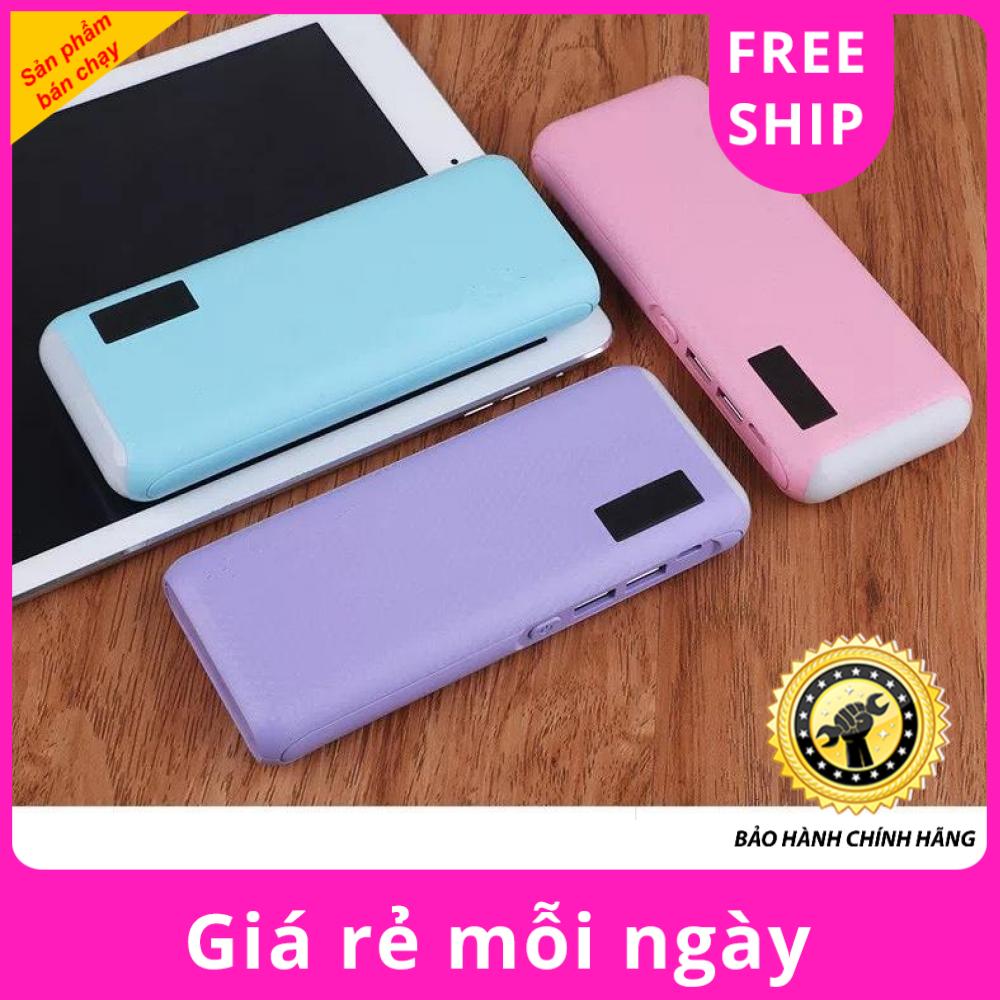 Pin sạc dự phòng Powerbank 20000mah, sac du phong tích hợp đèn led