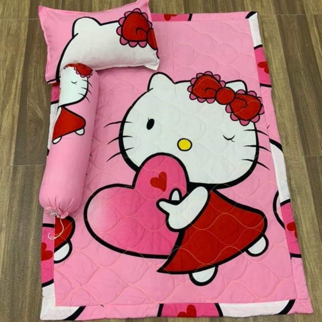 Sét chăn gối trẻ em đến trường - kitti tim