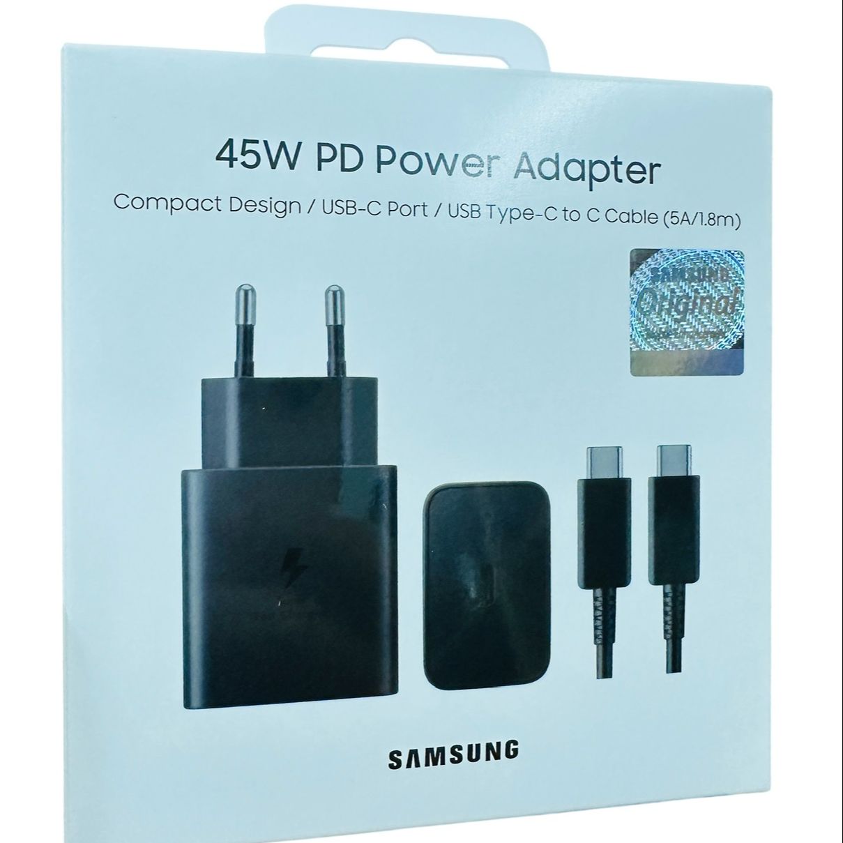 Full hộp Sạc siêu nhanh Samsung PD 45W dành cho Samsung Note 10 Plus/S20 Ultra Plus 5G/Note 22,23,24,25Ultra hàng zin chính hãng